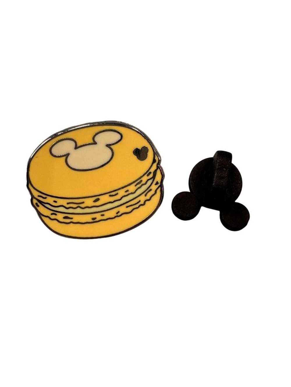Disney Macaron 2015 Yellow Trading Pin WDW Hidden Mickey Badge